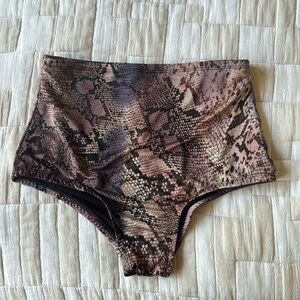 Jac Vanek high waisted swimsuit bottom, festival bottoms